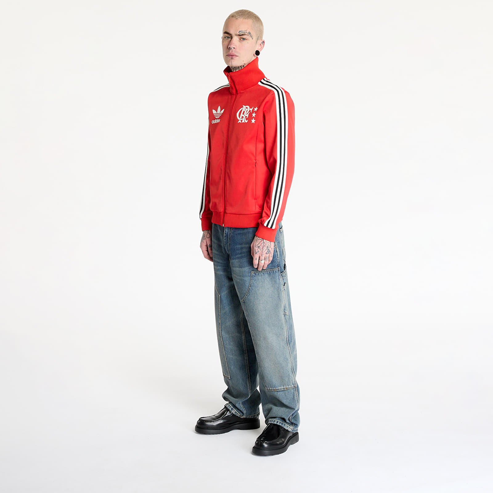 Hoodies and sweatshirts  adidas Cr Flamengo Track Top Red/ Lush Red