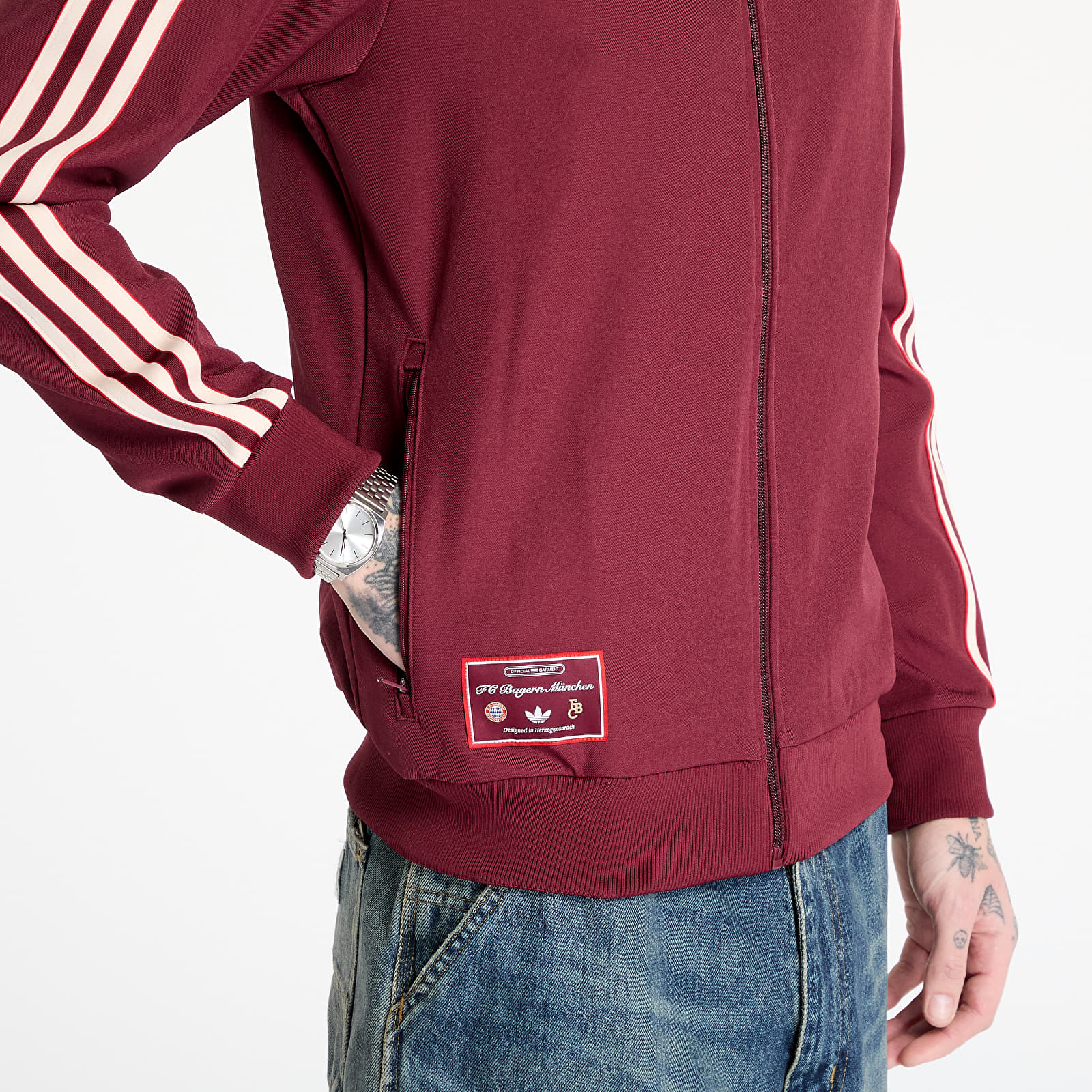 Hoodies and sweatshirts  adidas Fc Bayern Muenchen Icon Track Top Red/ Shadow Red