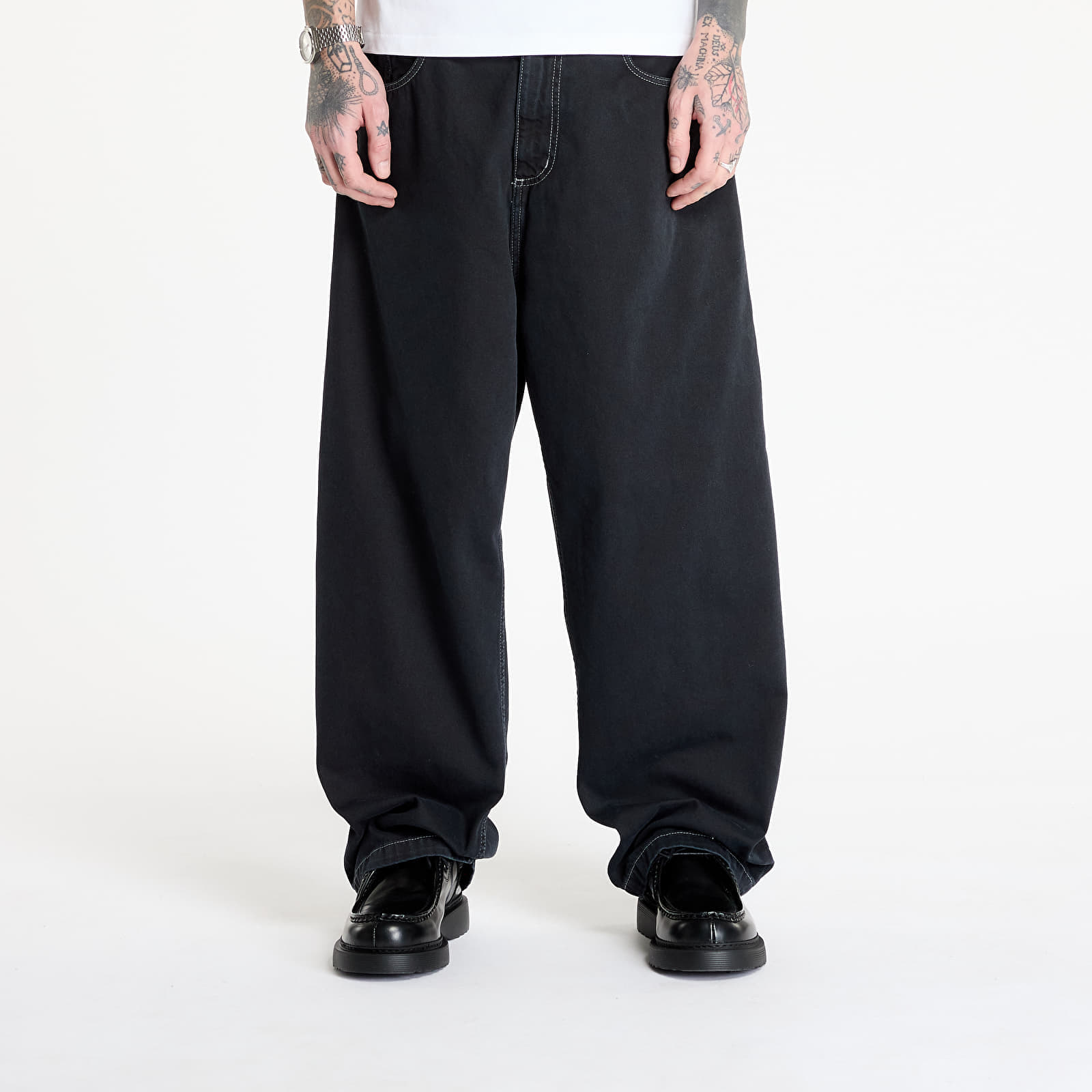 Pantalons Carhartt WIP Brandon Pant Black Stone Dyed L