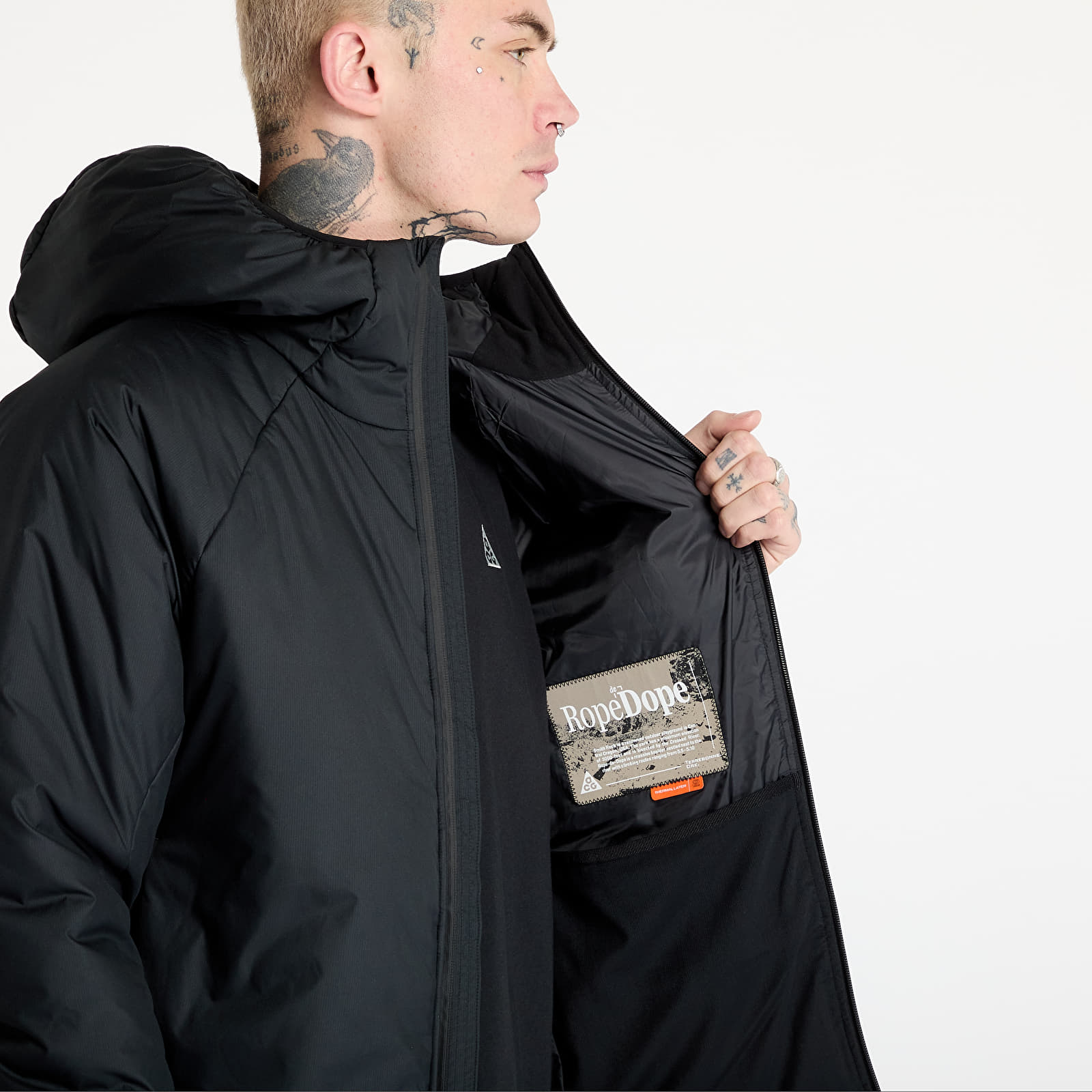 Jacken Nike ACG "Rope De Dope" Men's Therma-FIT ADV PrimaLoft® Jacket Black/ Black/ Black/ Summit White