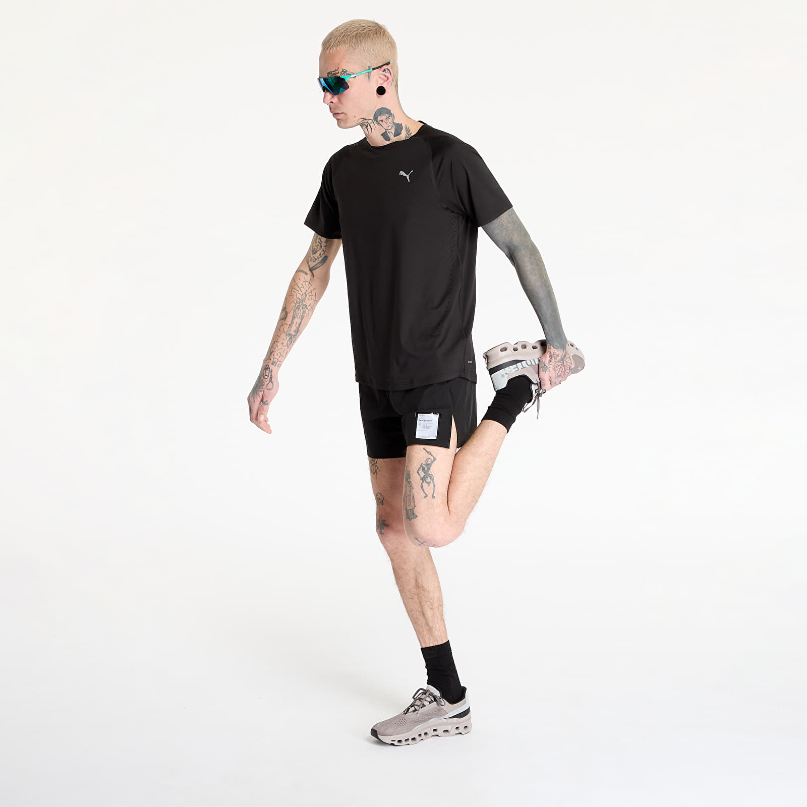T-shirty męskie Puma M Run Cloudspun Tee PUMA Black