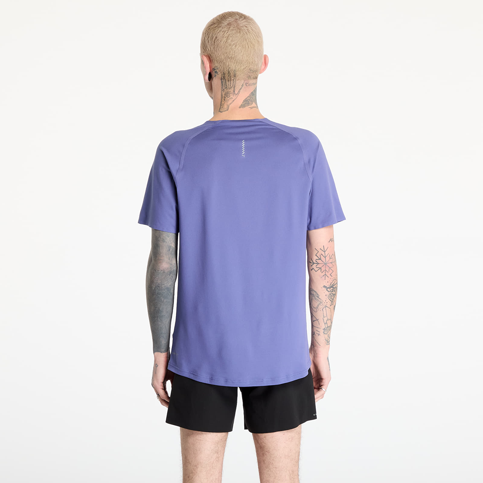 Férfi pólok Puma M Run Cloudspun Tee Blue Crystal