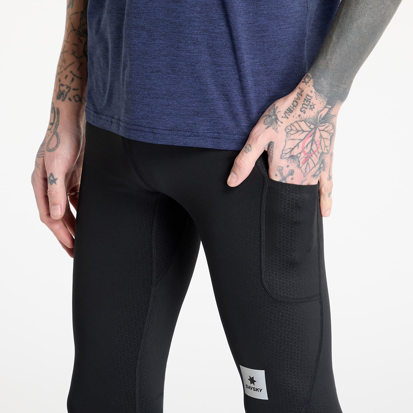 Miesten legginsit SAYSKY Combat+ Long Tights Black