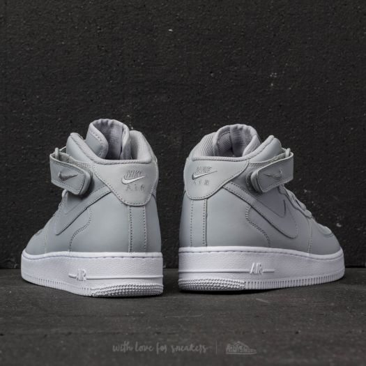Men s shoes Nike Air Force 1 Mid 07 Wolf Grey Wolf Grey White Footshop
