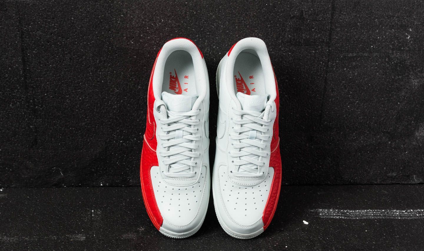 Vyriška avalynė Nike Air Force 1 '07 Premium Barely Grey/ Habanero Red