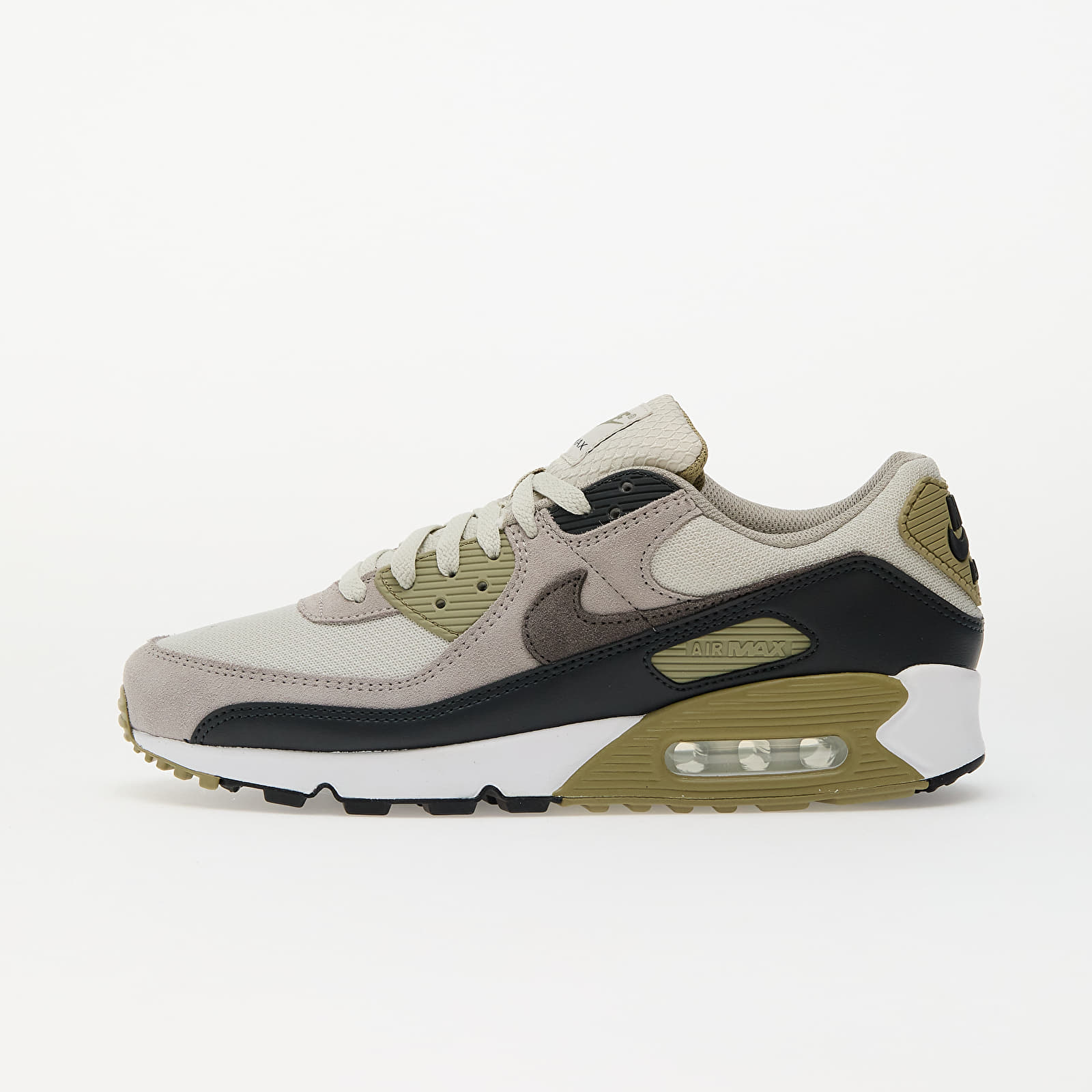 Men's shoes Nike Air Max 90 Lt Bone/ Cave Stone-Neutral Olive-College Grey-Off Noir-White