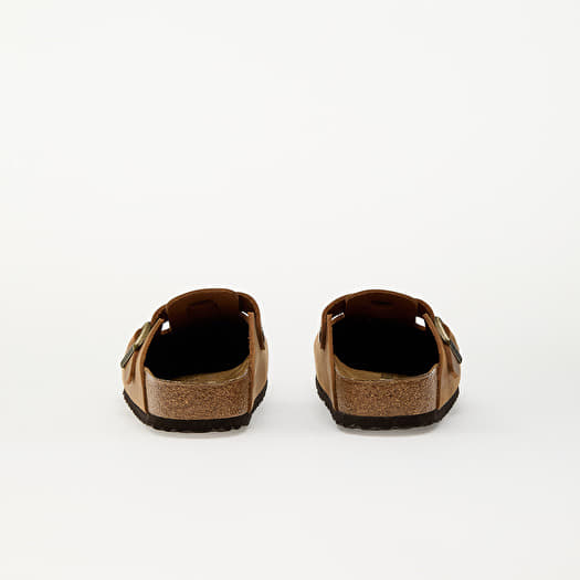 Birkenstock Boston Natural Leather Oiled Cognac | Footshop