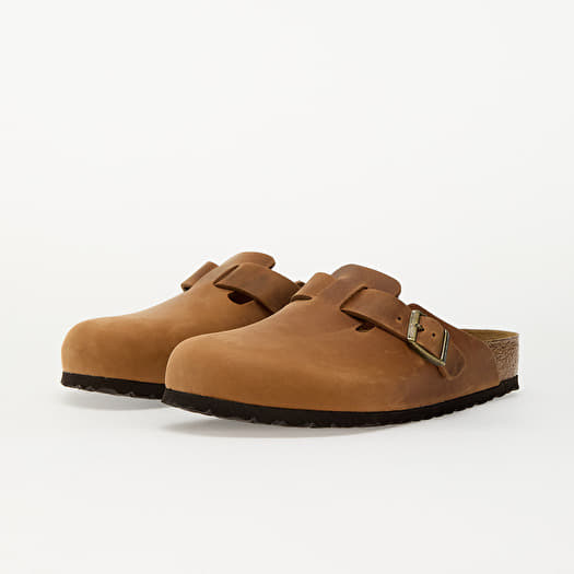 【BIRKENSTOCK 】Boston Natural Leather Birkenstock Boston Natural Leather Oiled Cognac | Footshop