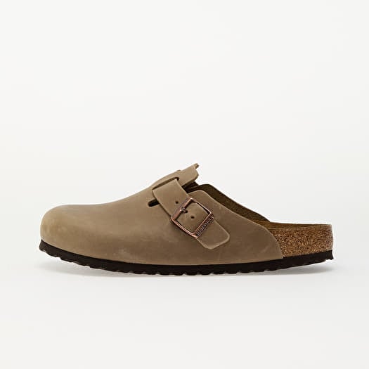 Birkenstock Boston Soft Footbed Natural Leather Oiled Tabacco Brown