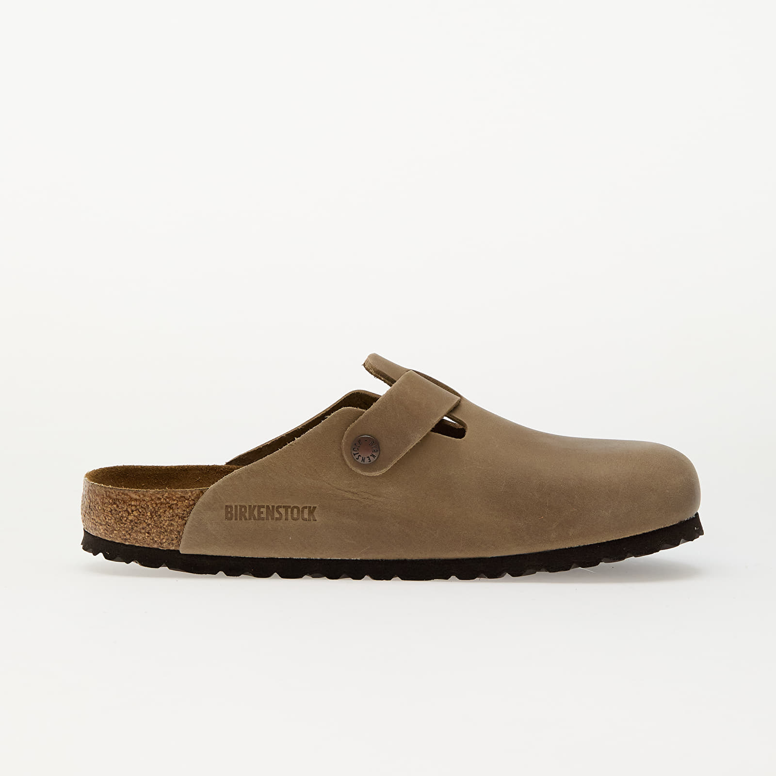 Men's shoes Birkenstock Boston Soft Footbed Natural Leather Oiled Tabacco Brown