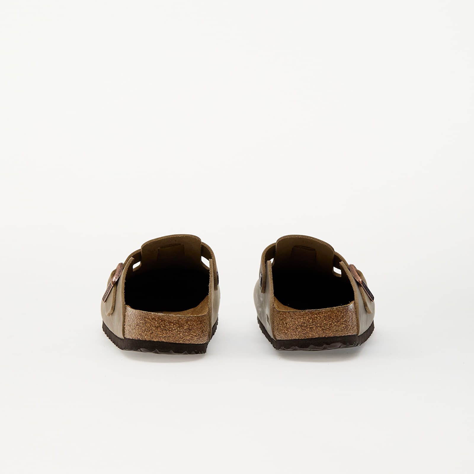 Men's shoes Birkenstock Boston Soft Footbed Natural Leather Oiled Tabacco Brown