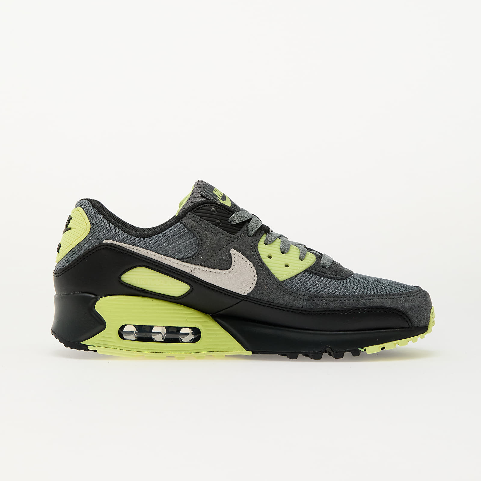 Pánské tenisky a boty Nike Air Max 90 Smoke Grey/ Photon Dust-Lt Lemon Twist-Black-Dk Smoke Grey