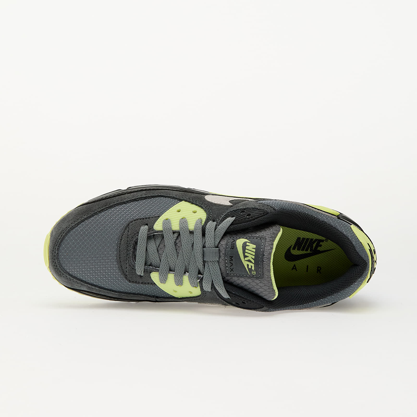 Pánské tenisky a boty Nike Air Max 90 Smoke Grey/ Photon Dust-Lt Lemon Twist-Black-Dk Smoke Grey