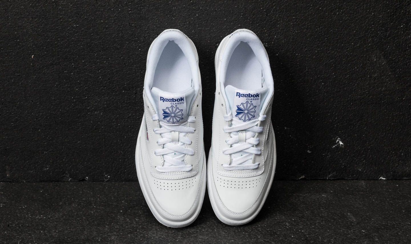 Scarpe uomo Reebok Club C 85 White/ Royal/ Gum