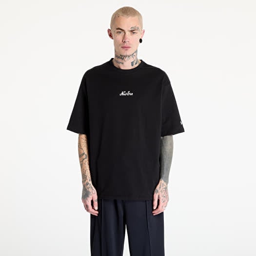 New Era Floral Graphic Black T-Shirt UNISEX Black