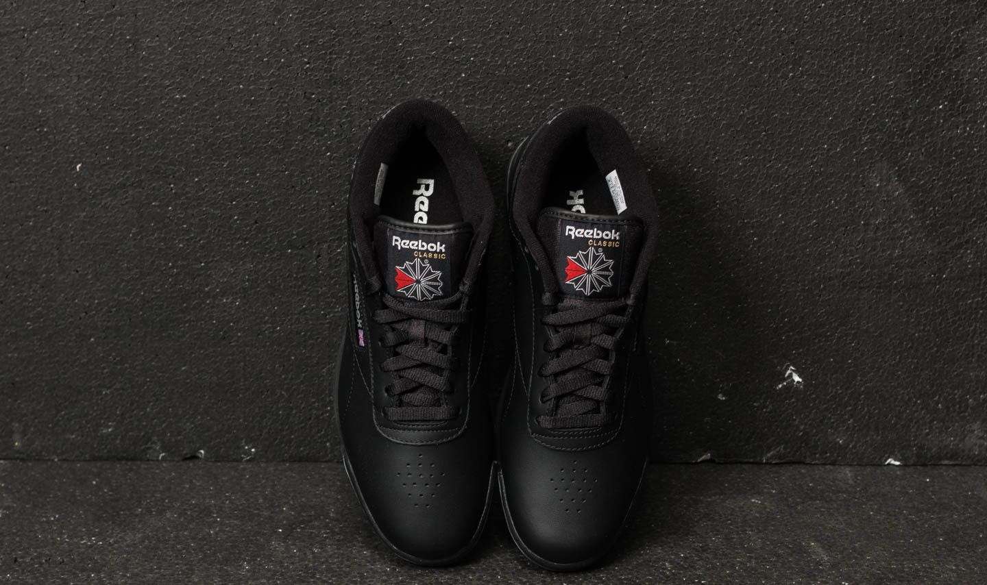 Herren Sneaker und Schuhe Reebok Ex-O-Fit Low Clean Logo Intense Black/ Silver/ Silver