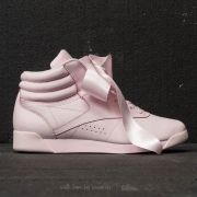 Women s shoes Reebok Freestyle Hi Satin Bow Porcelain Pink Skull Grey Footshop