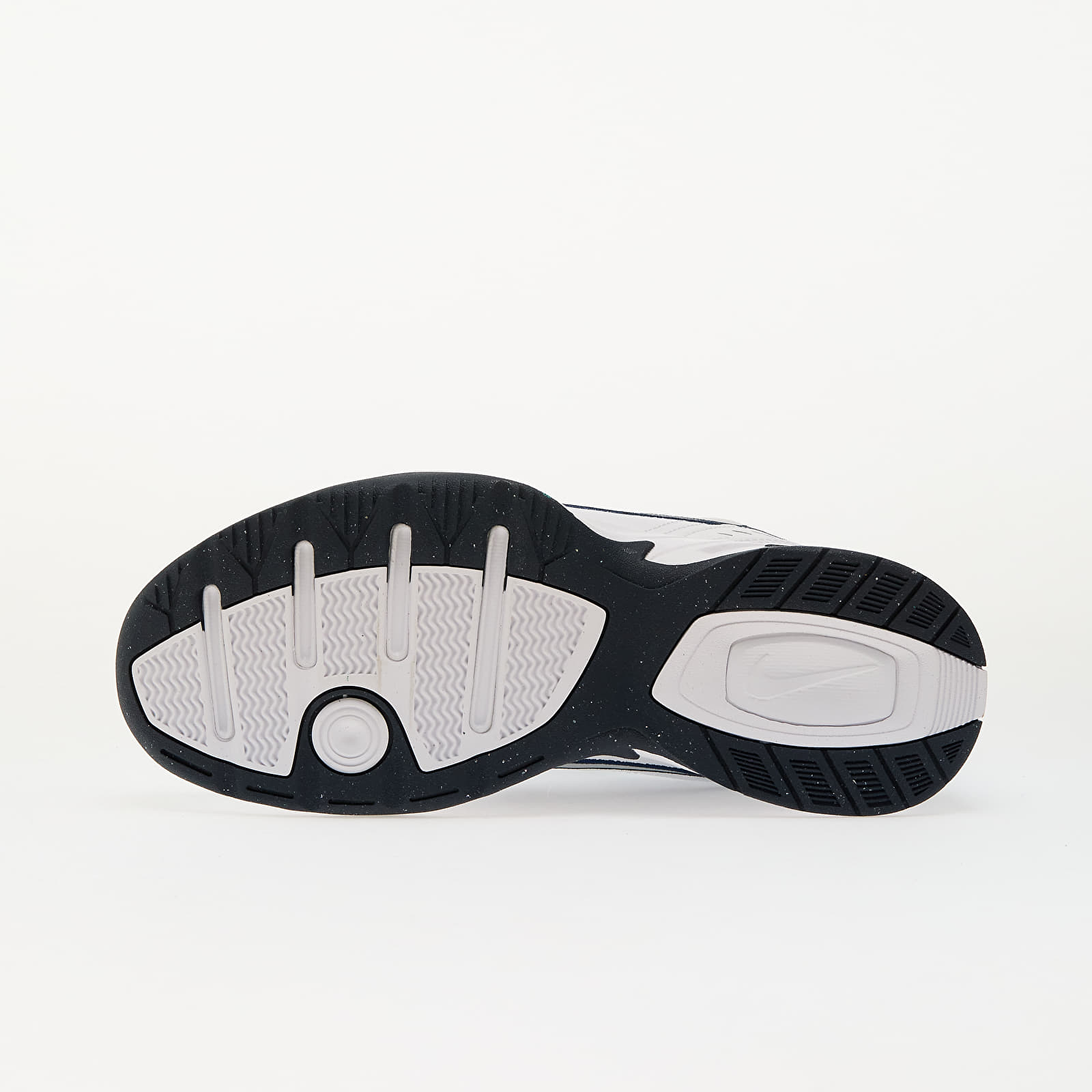 Pánske tenisky a topánky Nike Air Monarch Iv White/ Metallic Silver-Midnight Navy