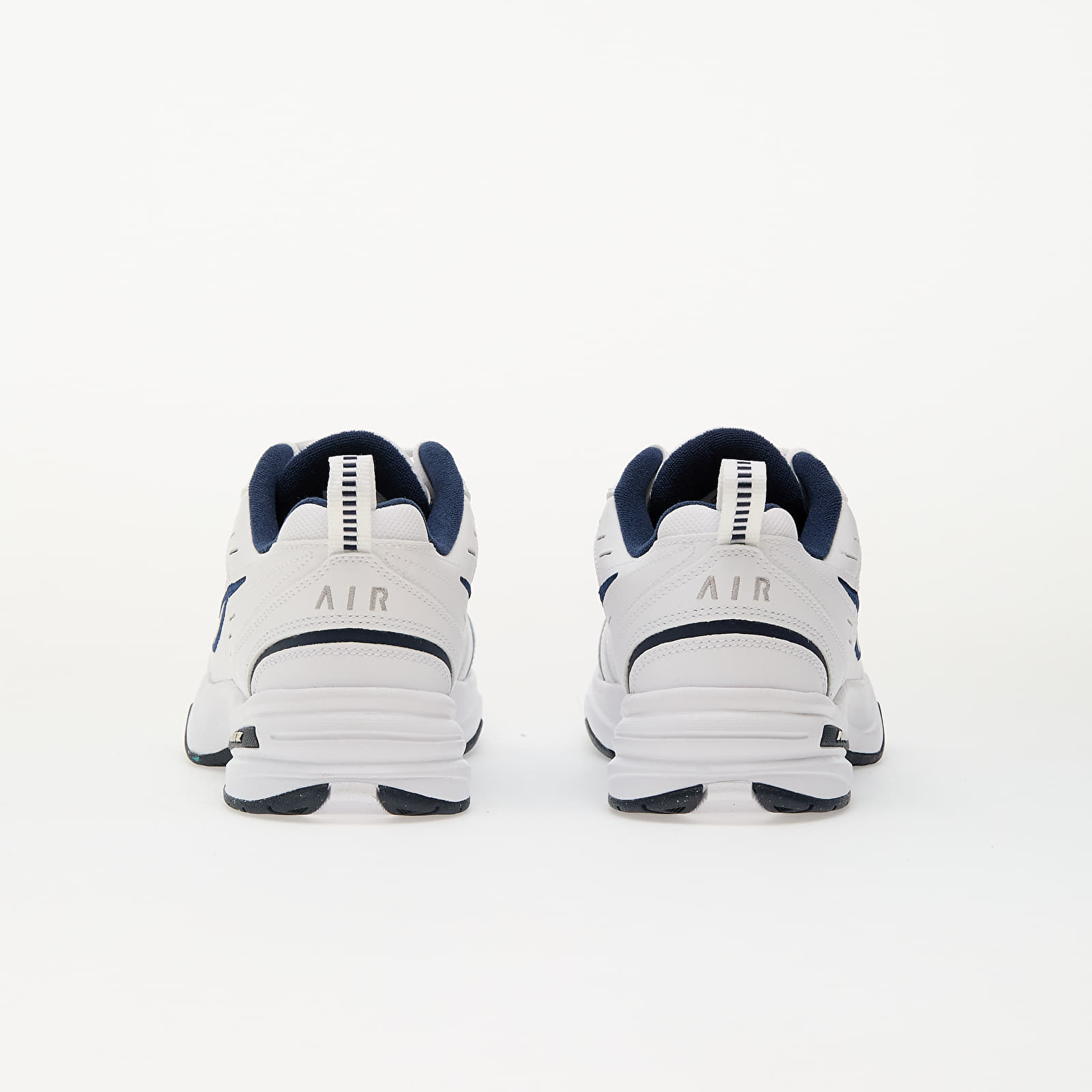 Pánske tenisky a topánky Nike Air Monarch Iv White/ Metallic Silver-Midnight Navy