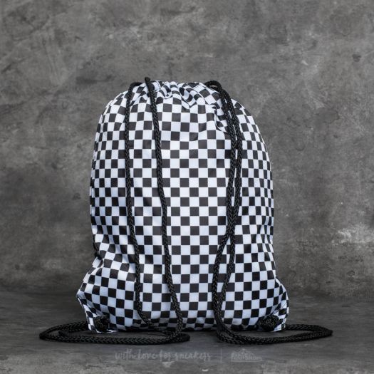 Vans checkerboard drawstring bag on sale