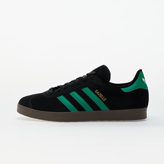 adidas Gazelle Core Black/ Court Green/ Ftw White