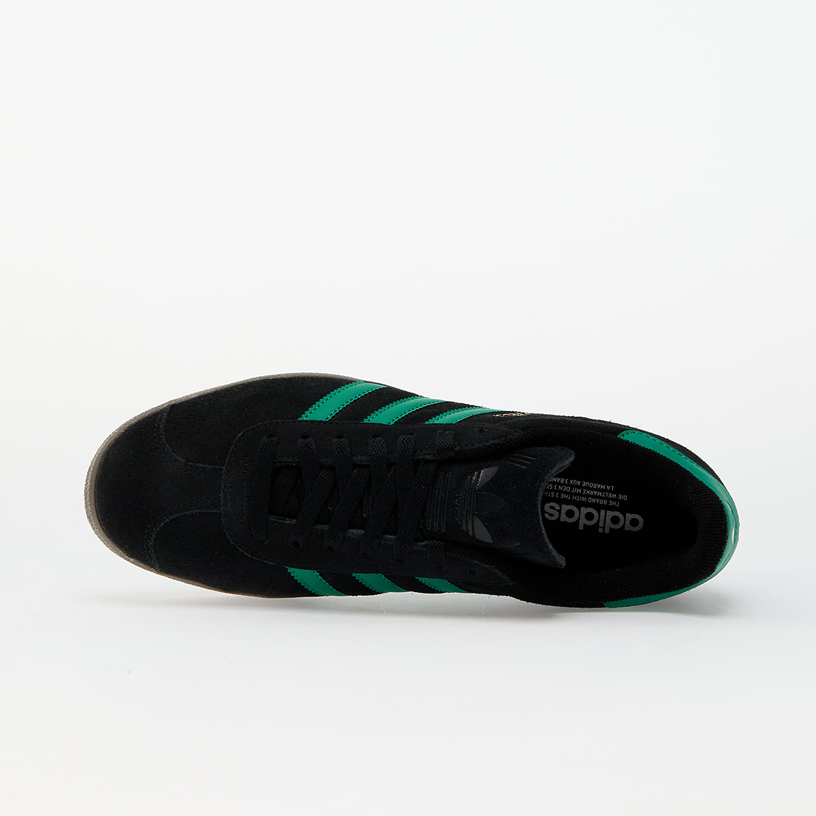 Men's shoes adidas Gazelle Core Black/ Court Green/ Ftw White