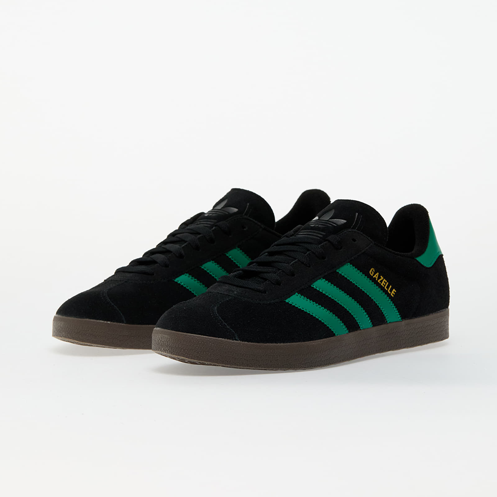 Men's shoes adidas Gazelle Core Black/ Court Green/ Ftw White