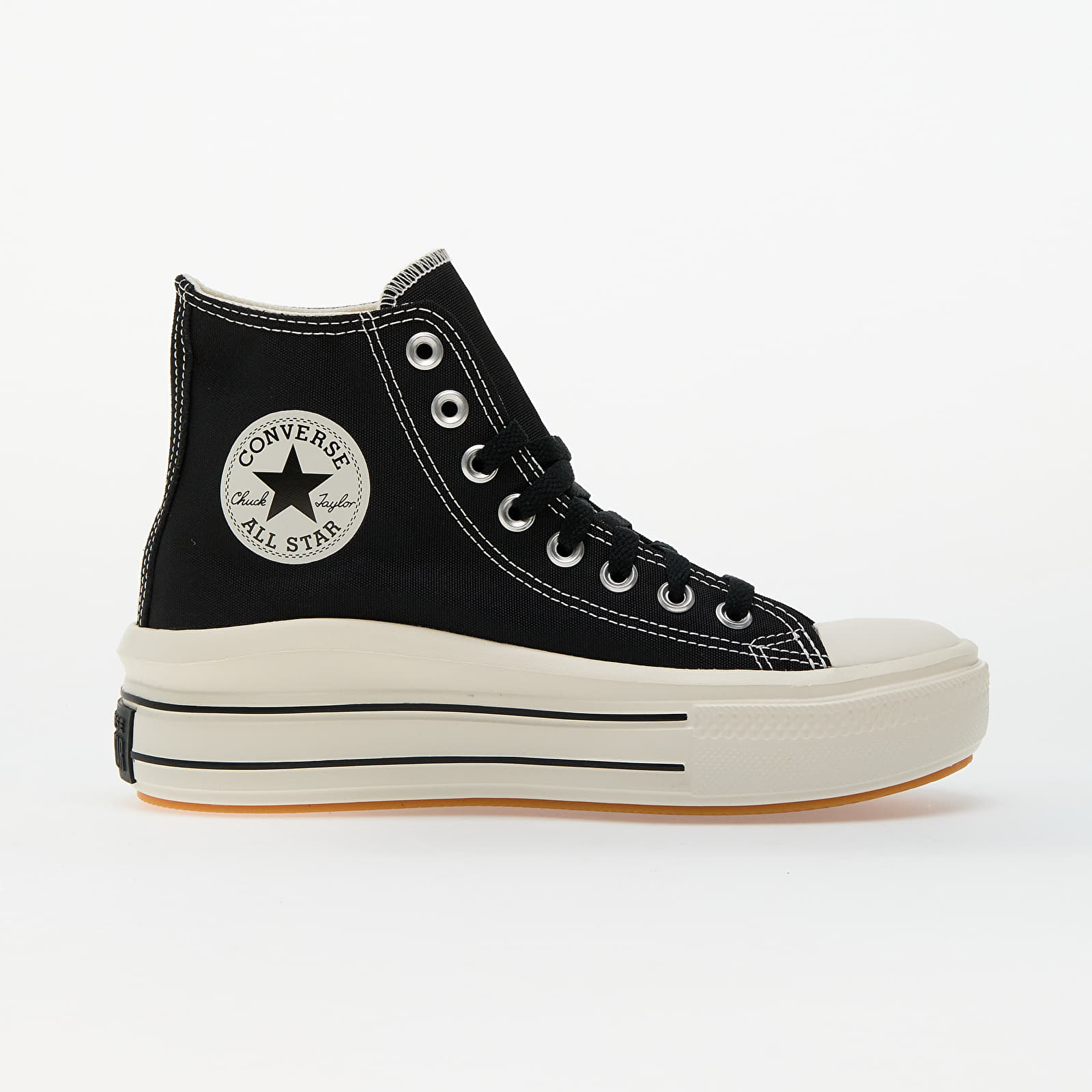 Încălțăminte și sneakerși pentru bărbați Converse Chuck Taylor All Star Move Hi Black/ Egret/ Black