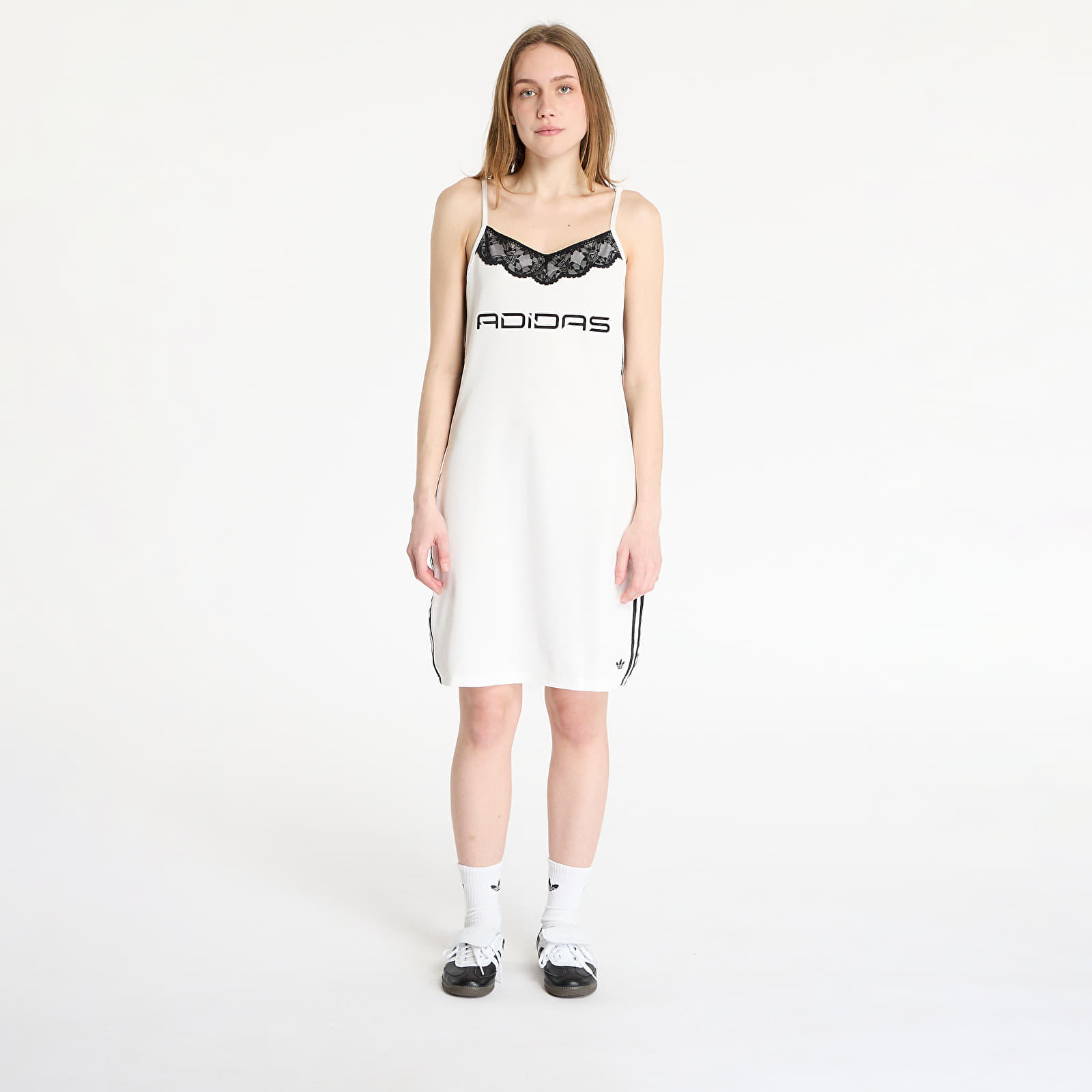 Šaty adidas Dress White/ Cloud White/ Black