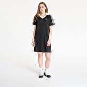 【Adidas コリア】 Adicolor Football Jacquard V-Neck Dress adidas Adicolor Football Jacquard V-Neck Dress - Black