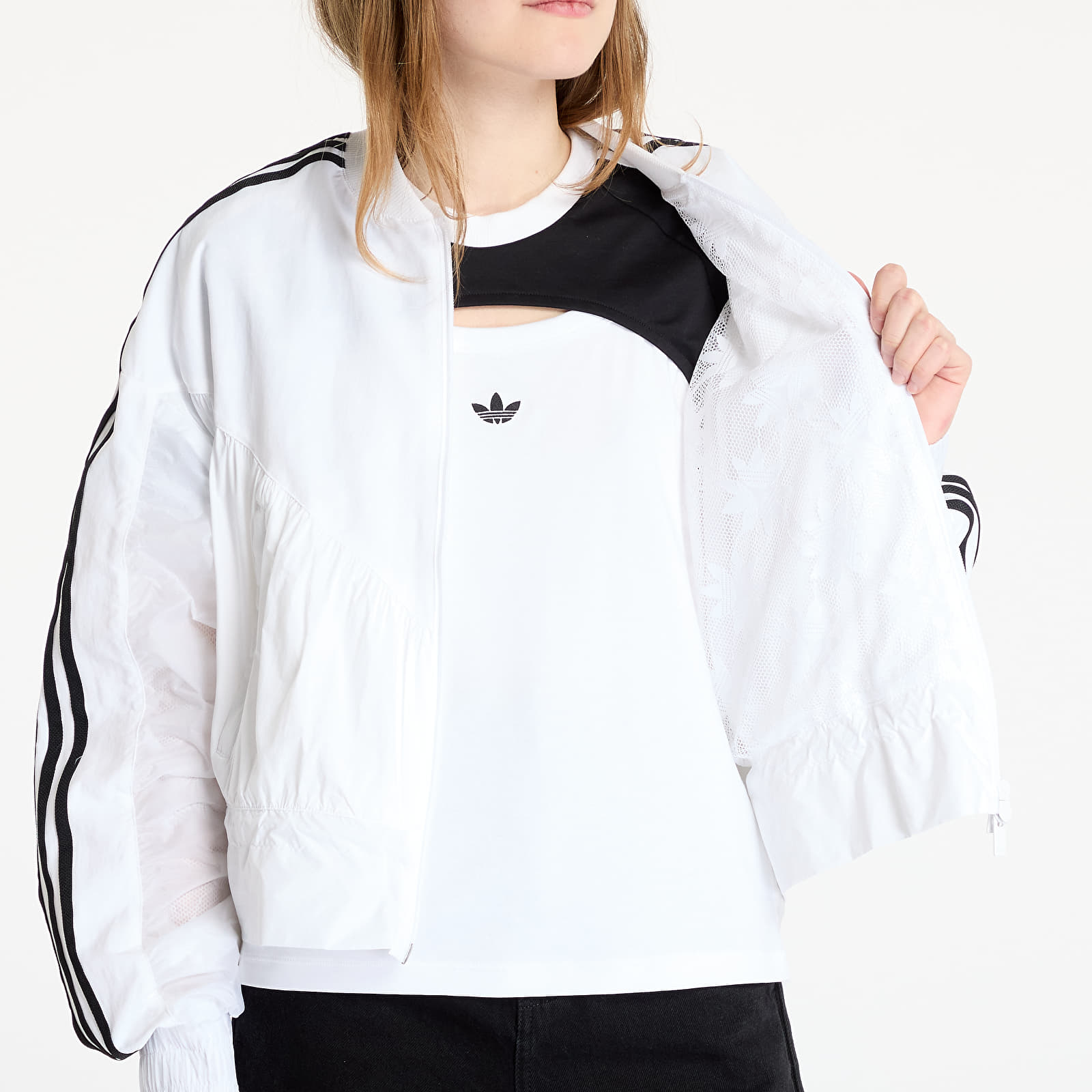 Bundy adidas Light Weight Windbreaker Bomber White/ White