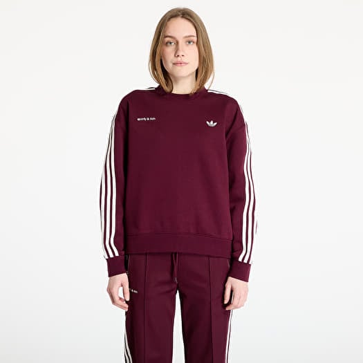 adidas X Sporty & Rich Sweatshirt Maroon
