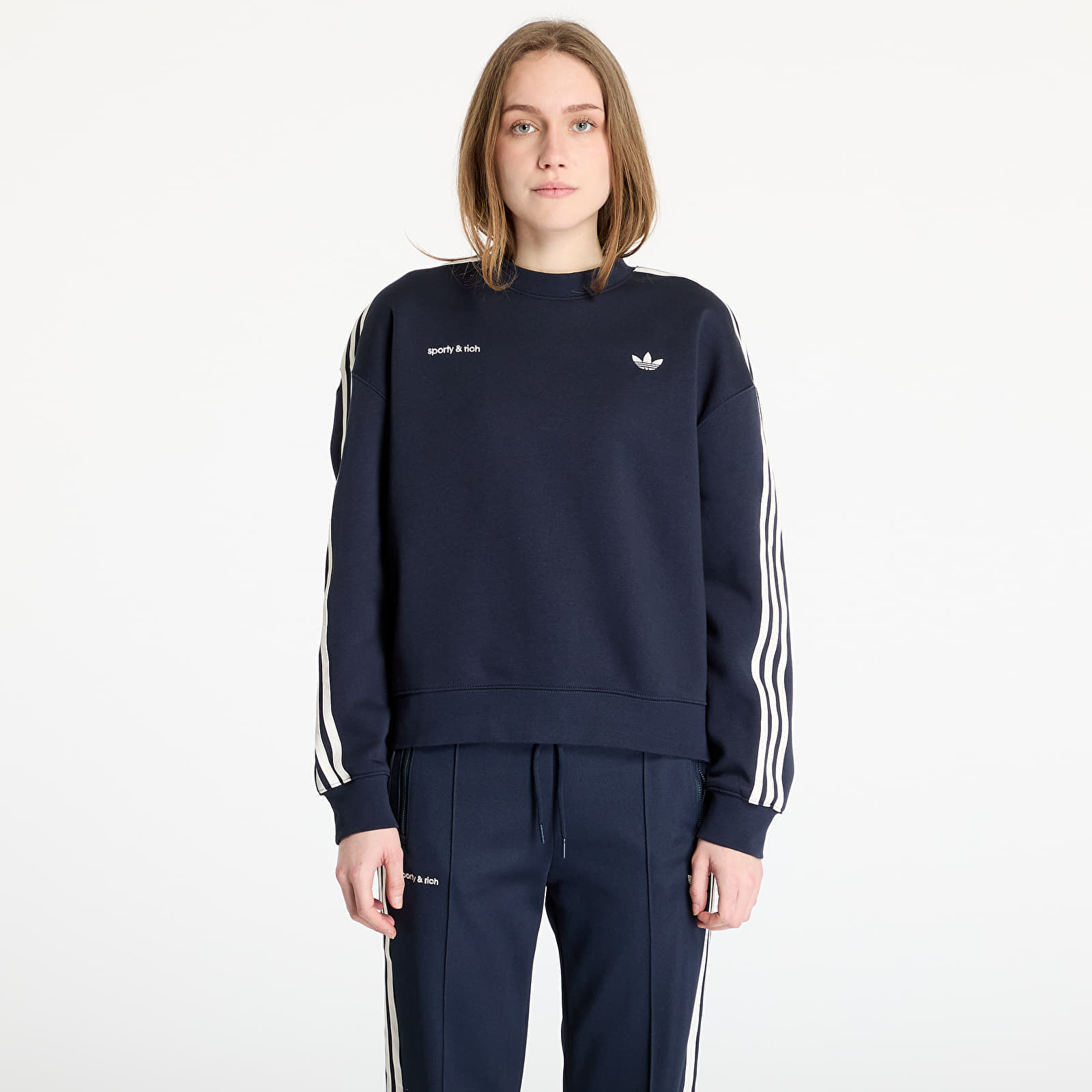 Суитшърт adidas X Sporty & Rich Sweatshirt Night Navy S