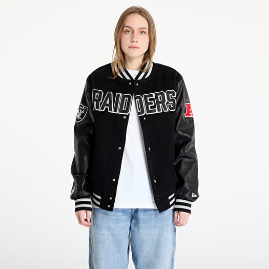 Bomber New Era NFL Las Vegas Raiders Varsity Jacket UNISEX Black
