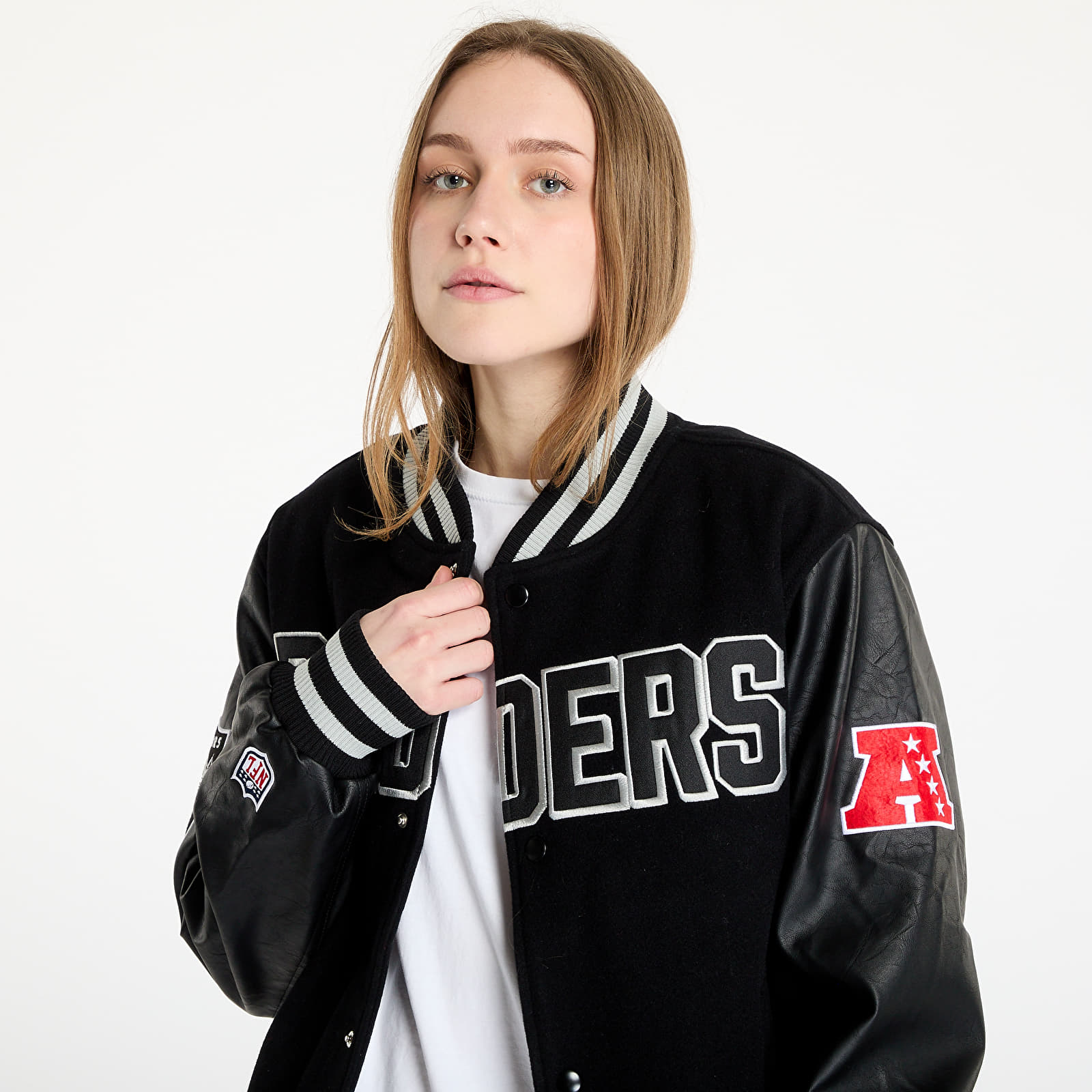 Geci bomber New Era NFL Las Vegas Raiders Varsity Jacket UNISEX Black