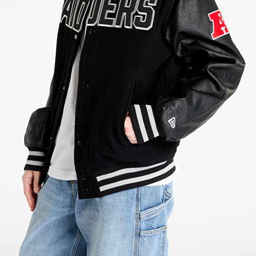 New Era NFL Las Vegas Raiders Varsity Jacket UNISEX Black | Footshop