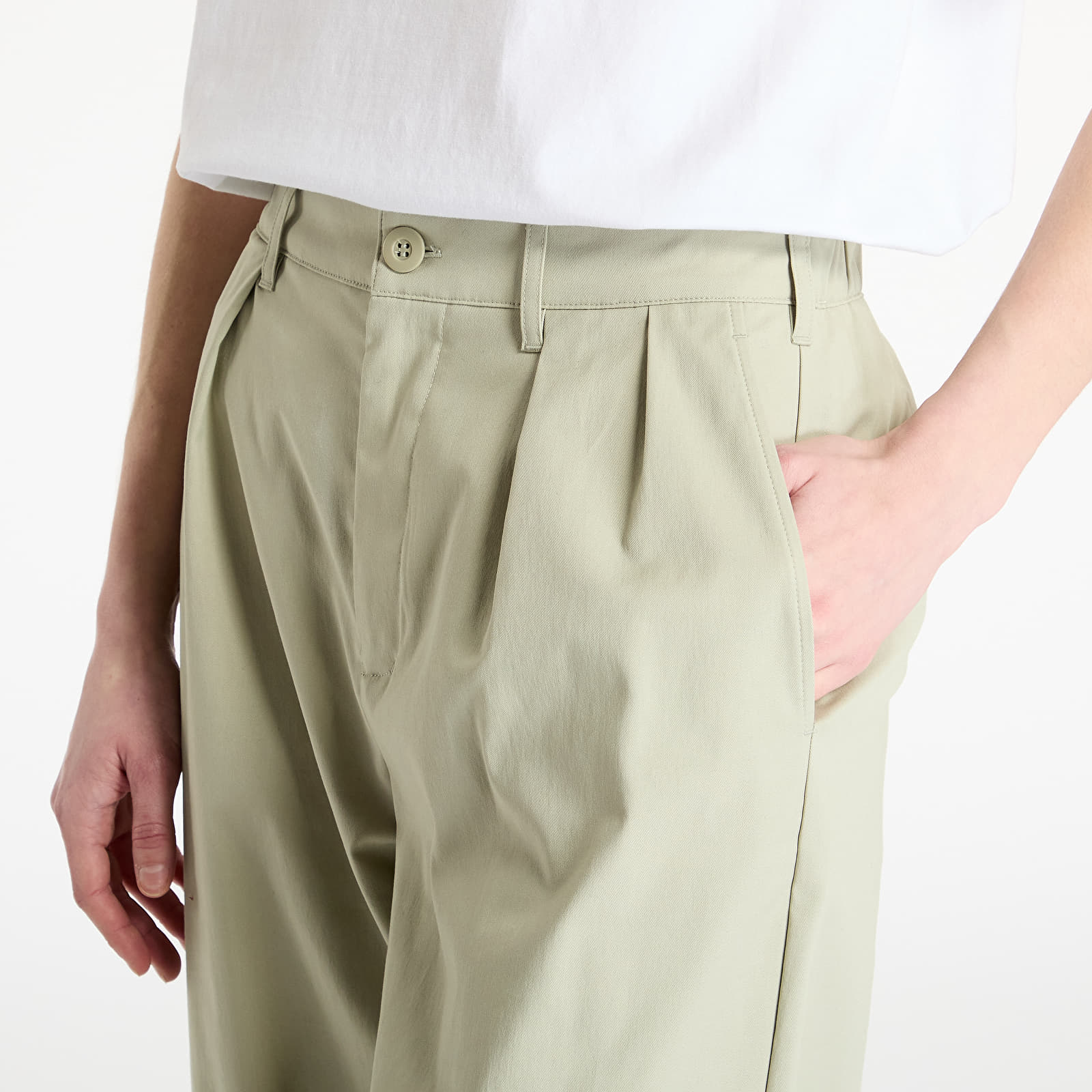 Női nadrágok New Balance Women's Boylston Twill Trouser Beige