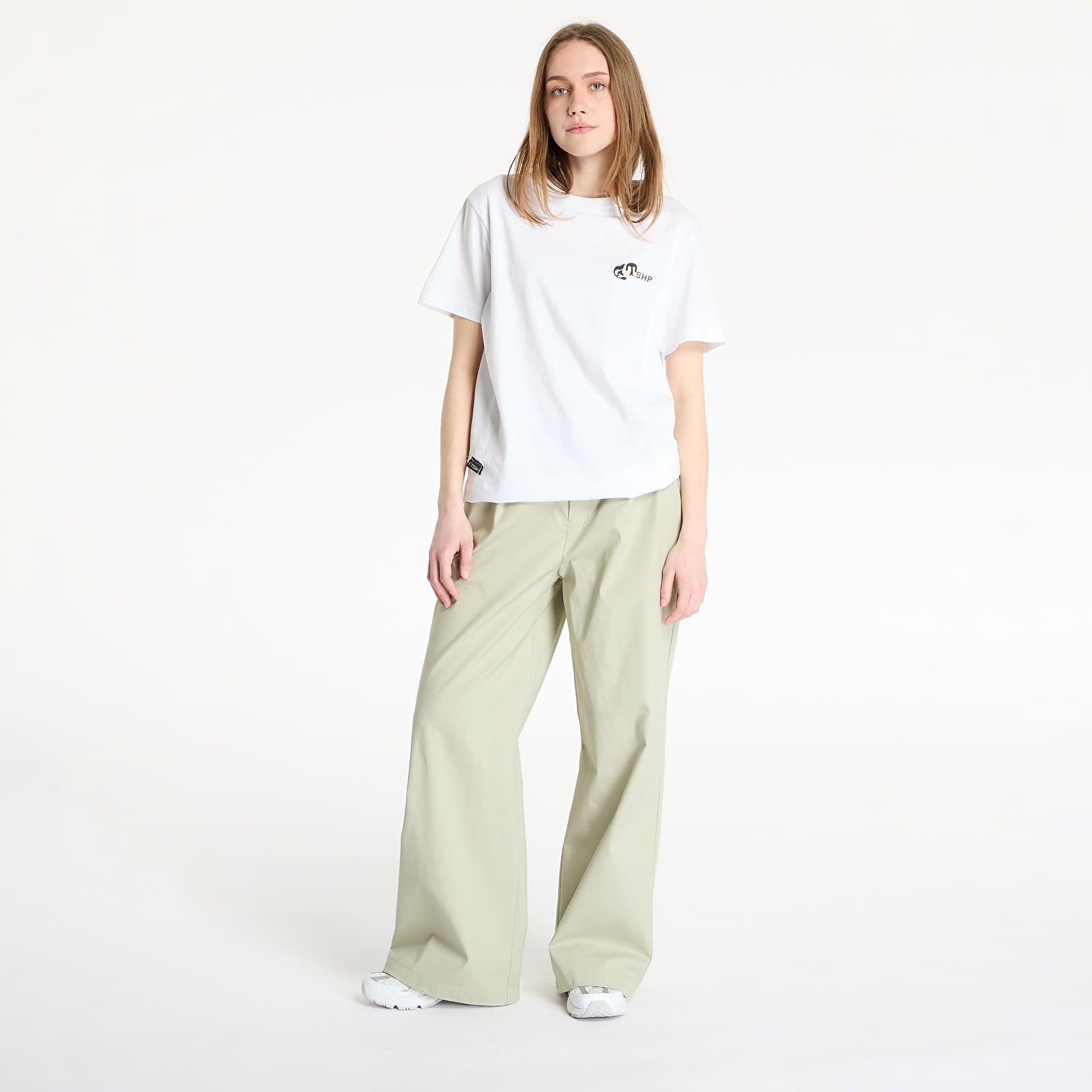 Női nadrágok New Balance Women's Boylston Twill Trouser Beige