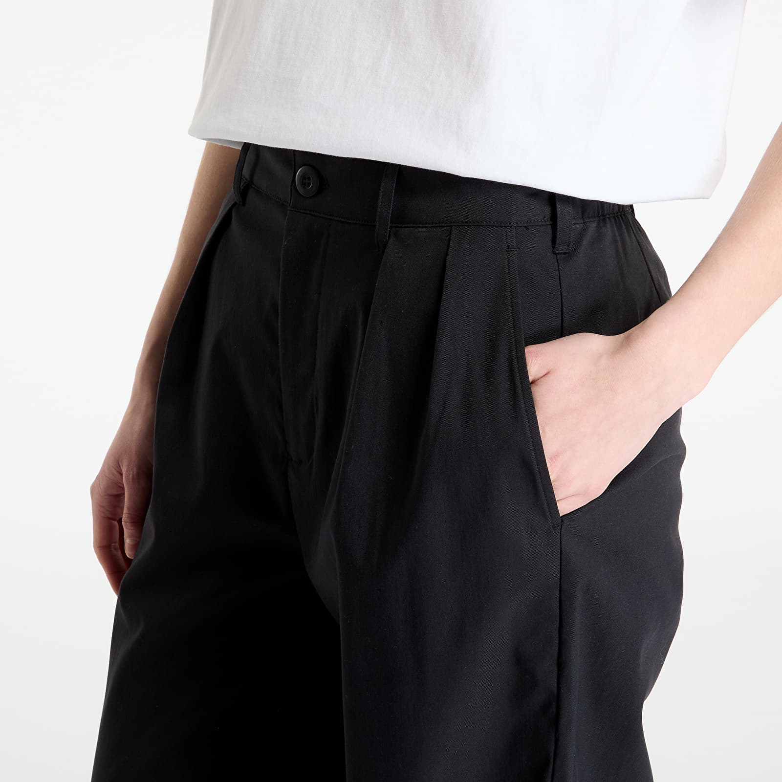 Pantalones de mujer New Balance Women's Boylston Twill Trouser Black
