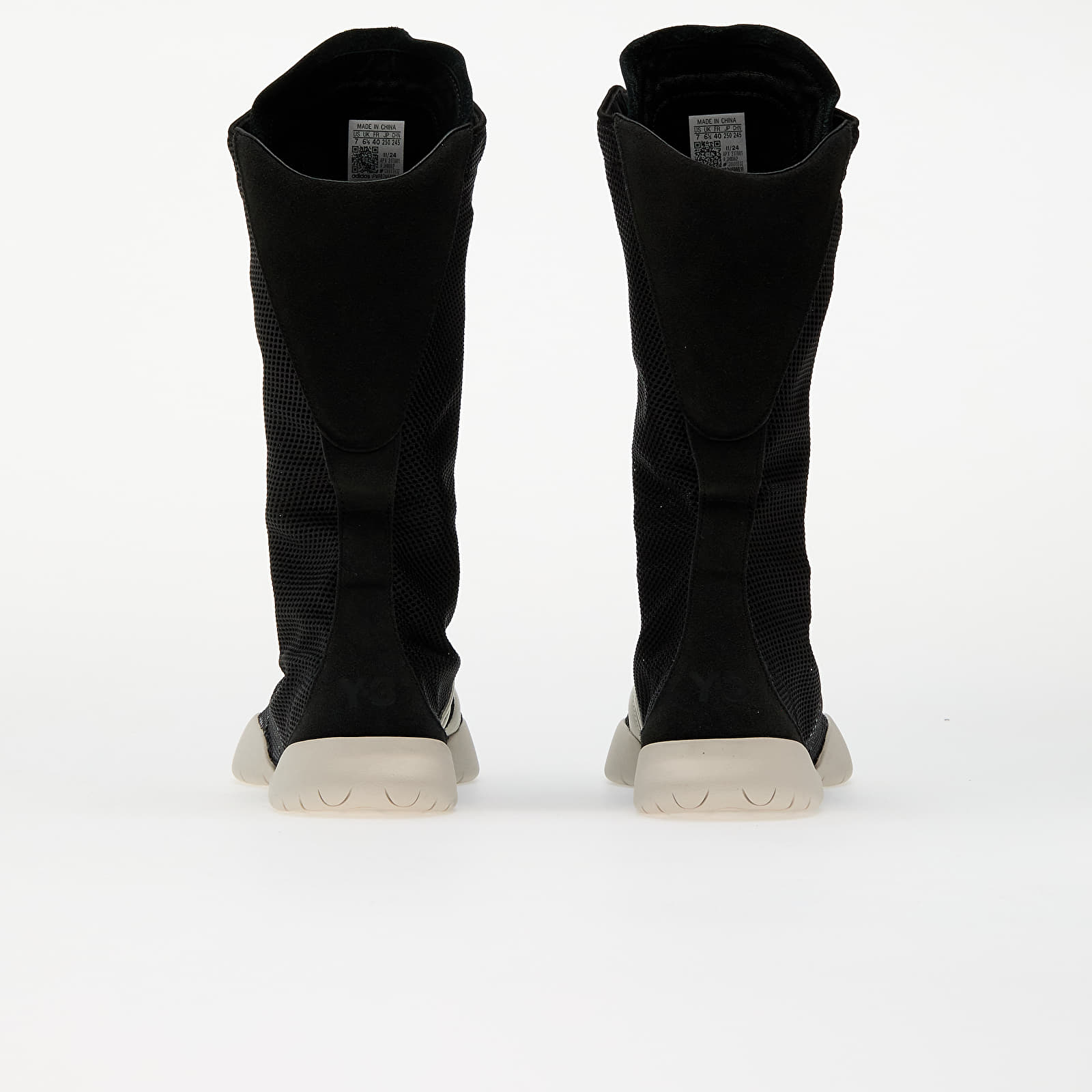 Herren Sneaker und Schuhe Y-3 Regu Boot Black/ Talc/ Black