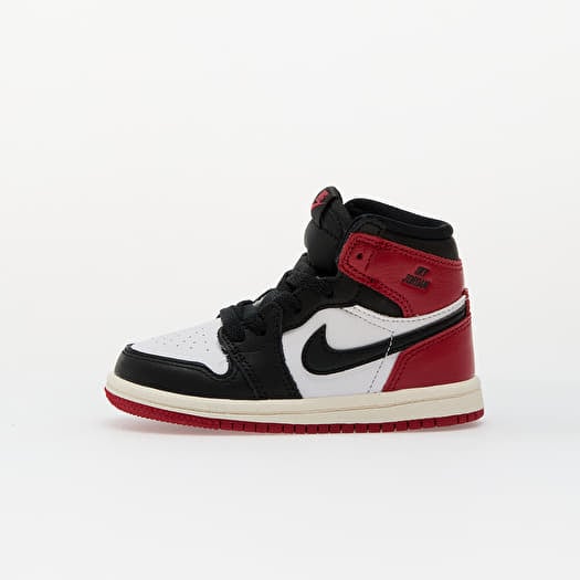 Jordan 1 Retro High OG (TD) "Black Toe" White/ Black-Varsity Red-Sail