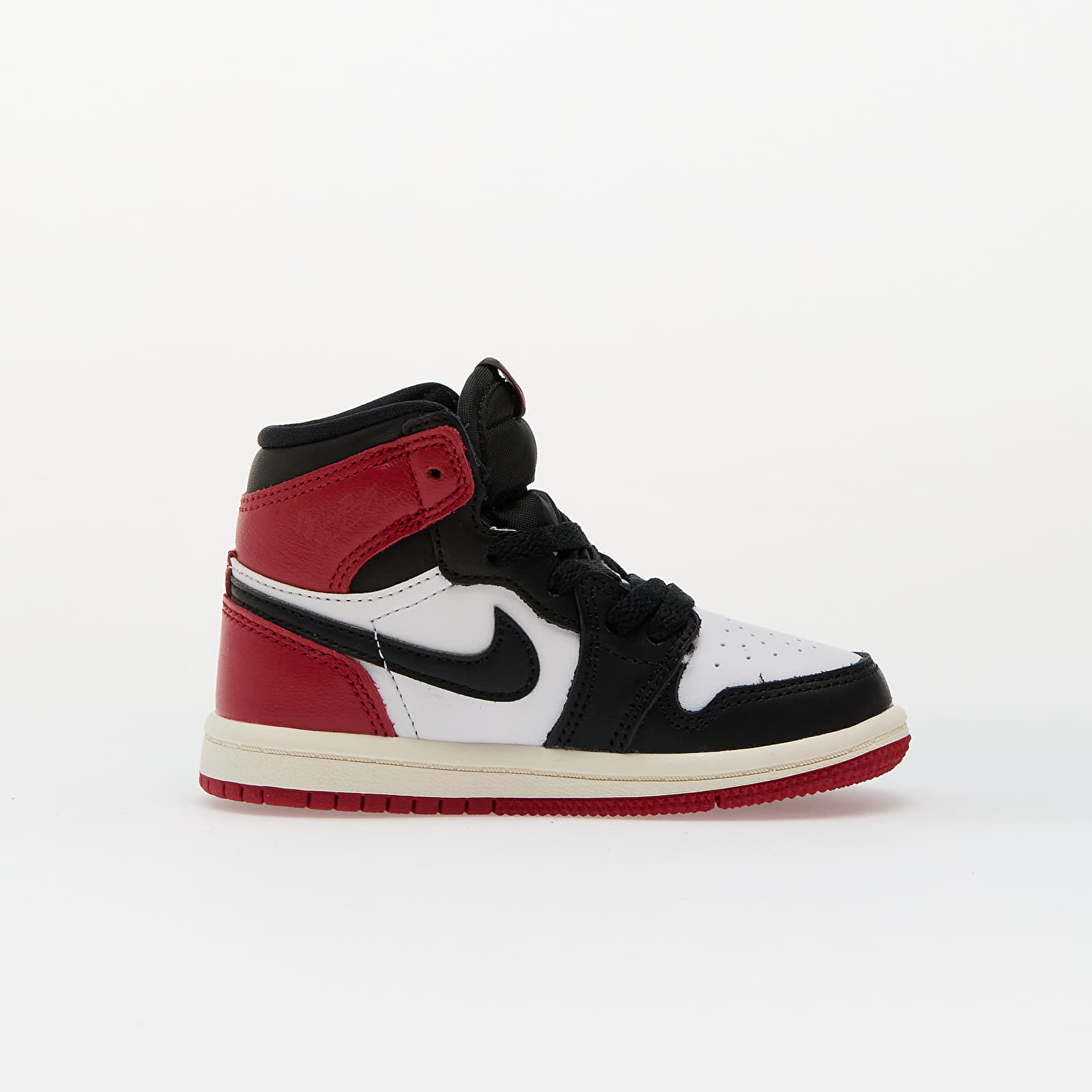 Dětské tenisky a boty Jordan 1 Retro High OG (TD) "Black Toe" White/ Black-Varsity Red-Sail