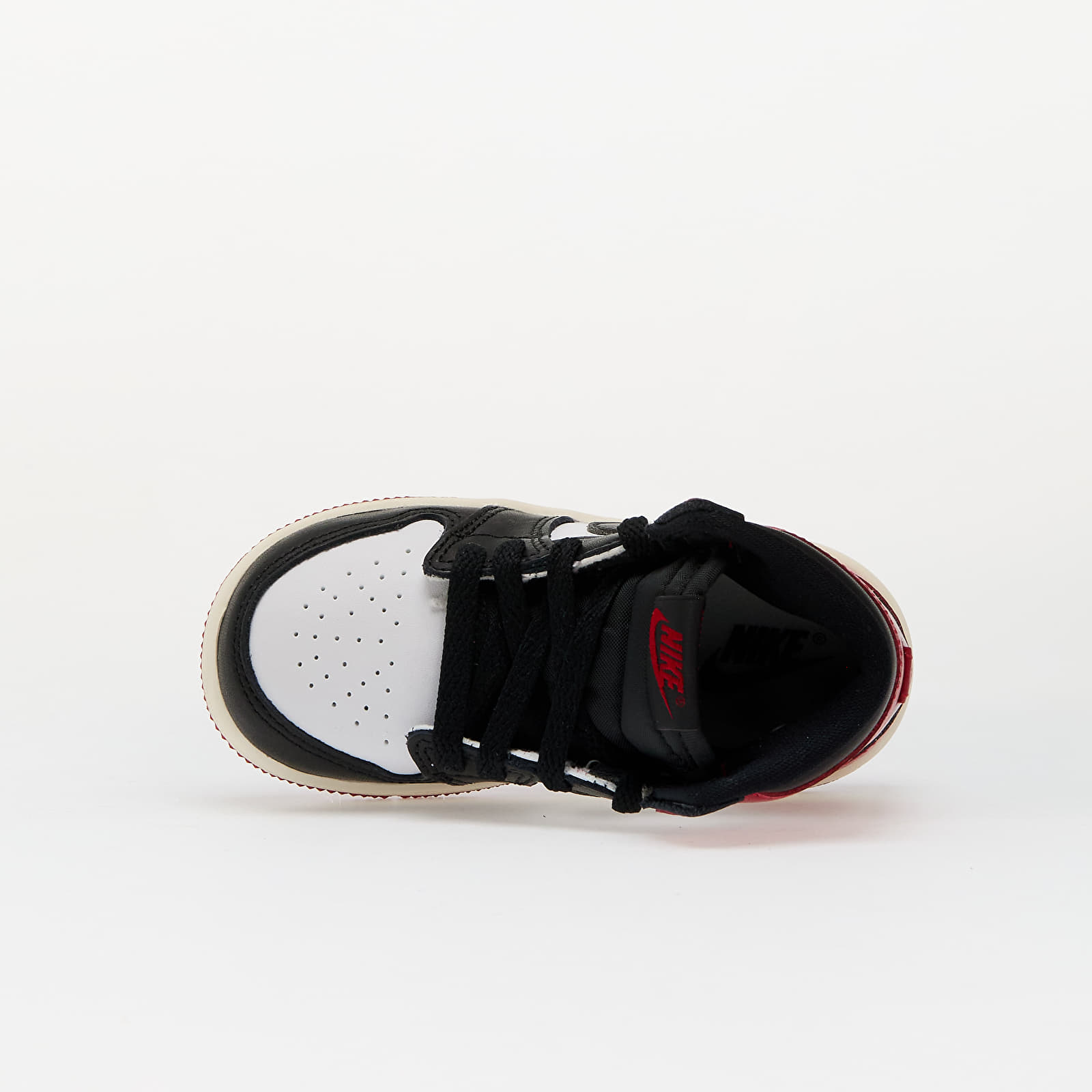 Dětské tenisky a boty Jordan 1 Retro High OG (TD) "Black Toe" White/ Black-Varsity Red-Sail