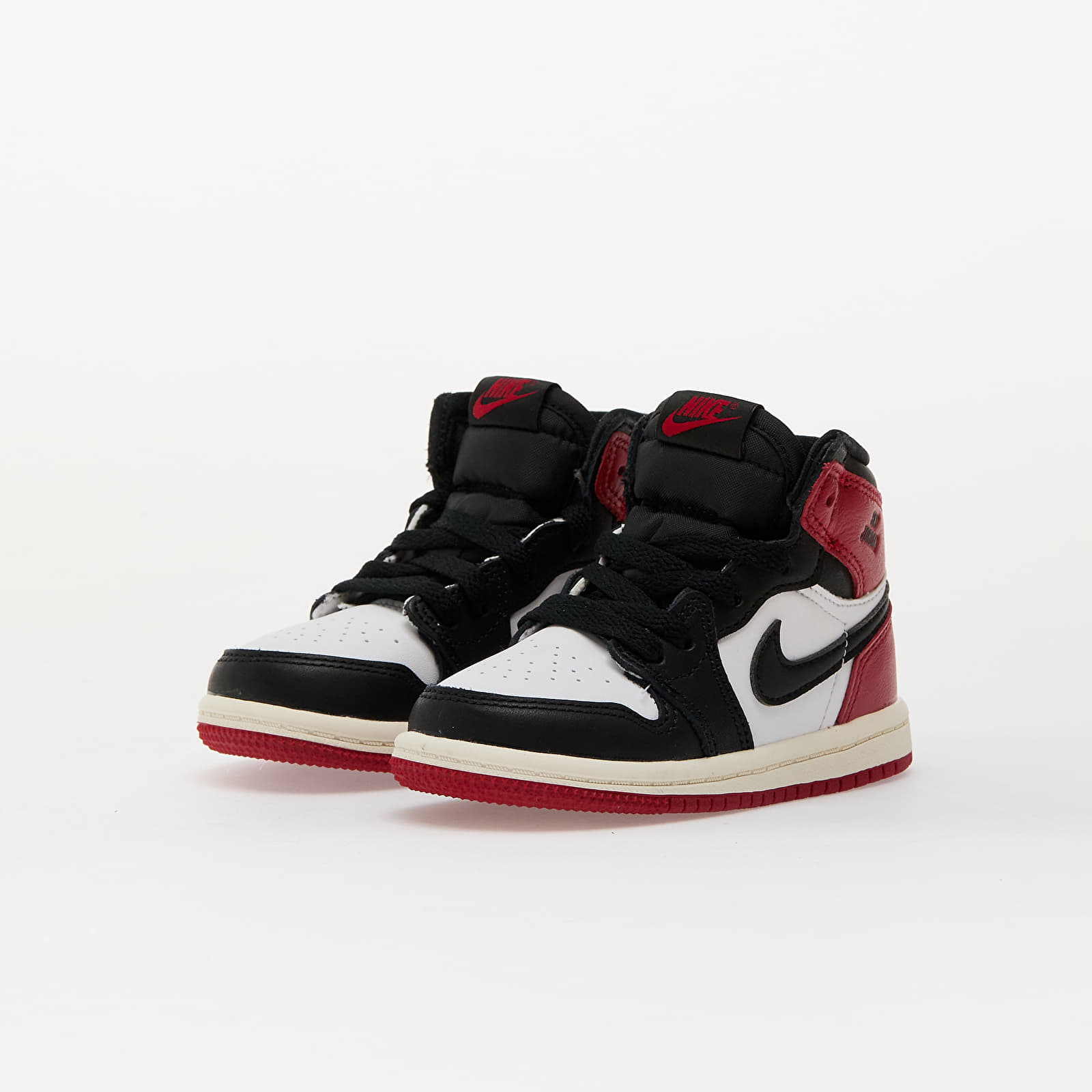 Dětské tenisky a boty Jordan 1 Retro High OG (TD) "Black Toe" White/ Black-Varsity Red-Sail