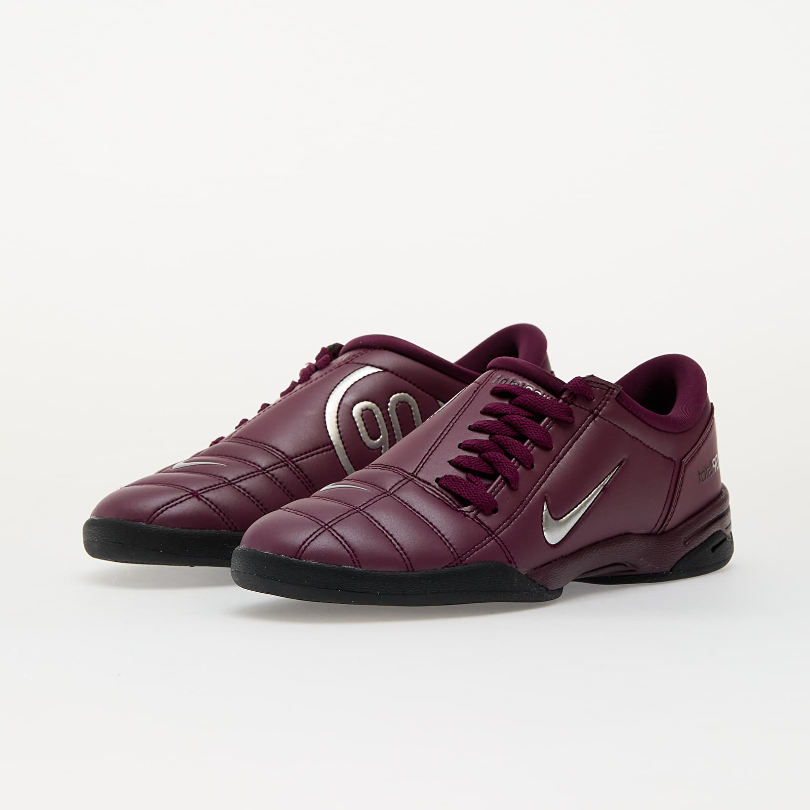 Herren Sneaker und Schuhe Nike T90 Sp Bordeaux/ Metallic Silver-Black
