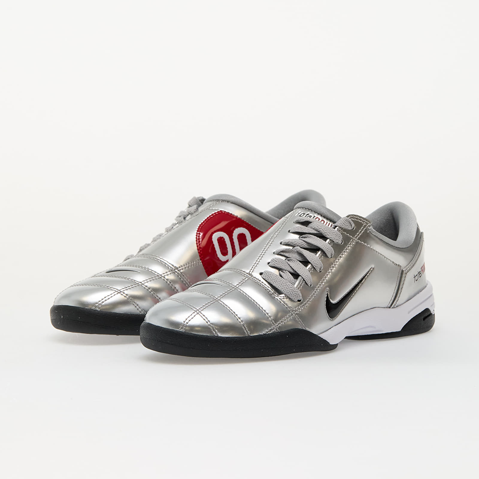 Încălțăminte și sneakerși pentru bărbați Nike T90 Sp Metallic Silver/ Black-University Red
