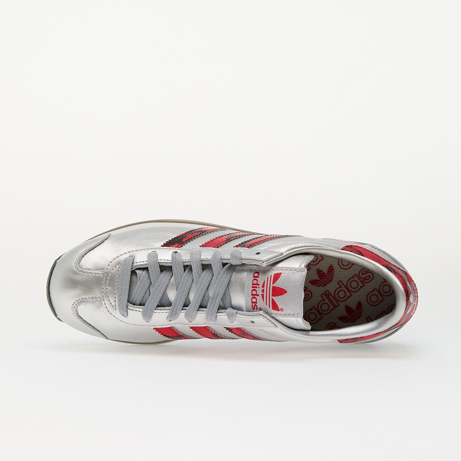 Men's shoes adidas Country Japan Silver Metallic/ Better Scarlet/ Core Black