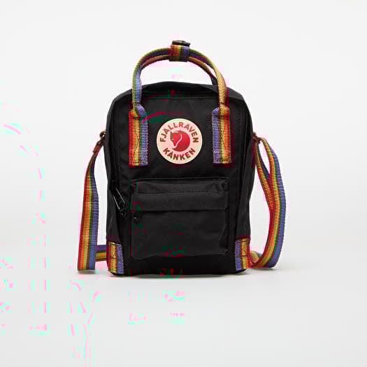 Tasche Fjällräven Kånken Rainbow Sling Black