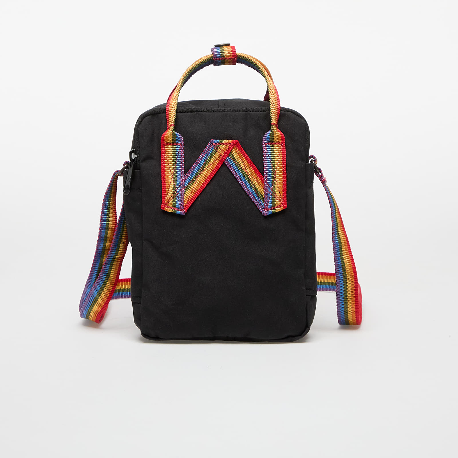 Tašky přes rameno Fjällräven Kånken Rainbow Sling Black
