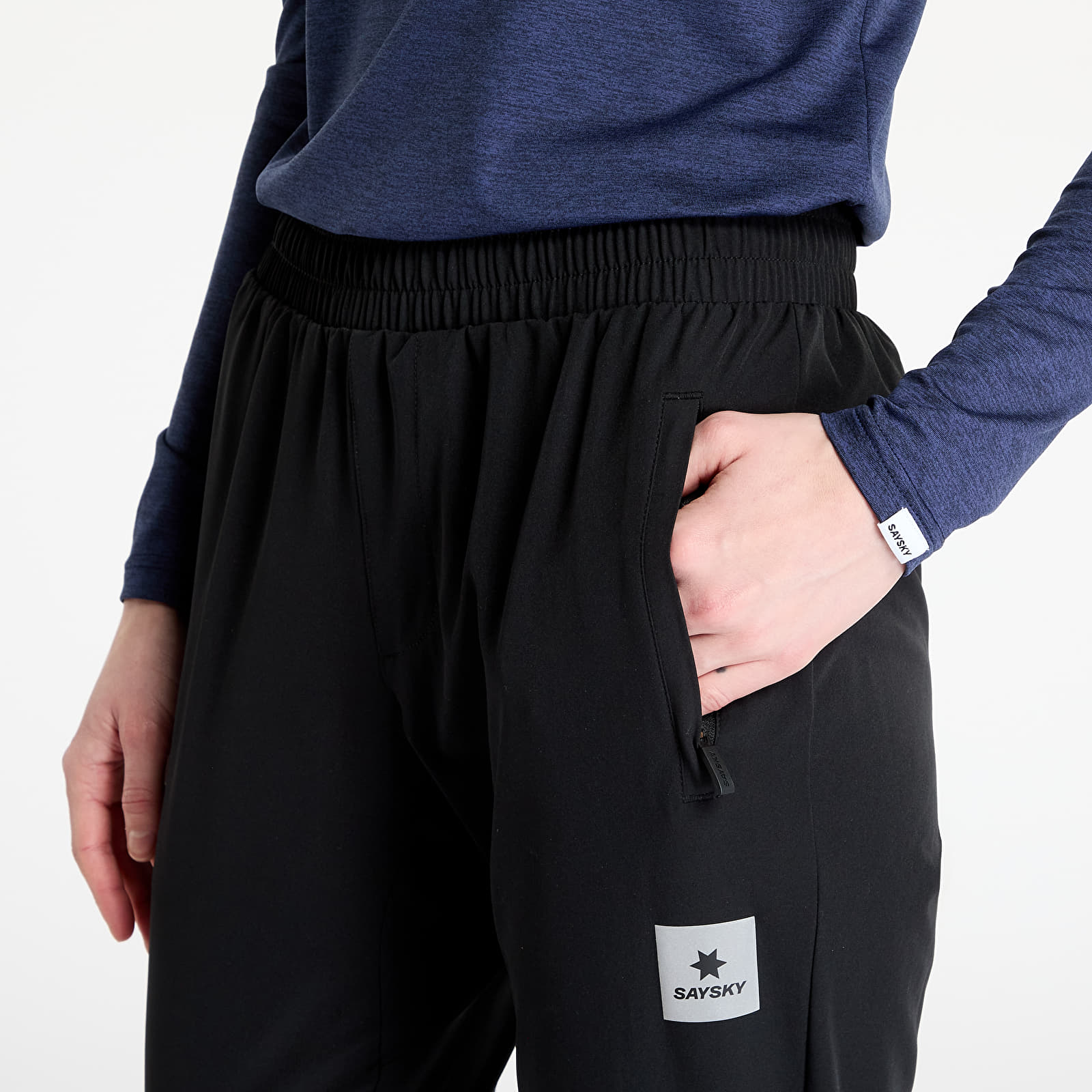 Pantaloni și blugi SAYSKY Pace Pants UNISEX Black